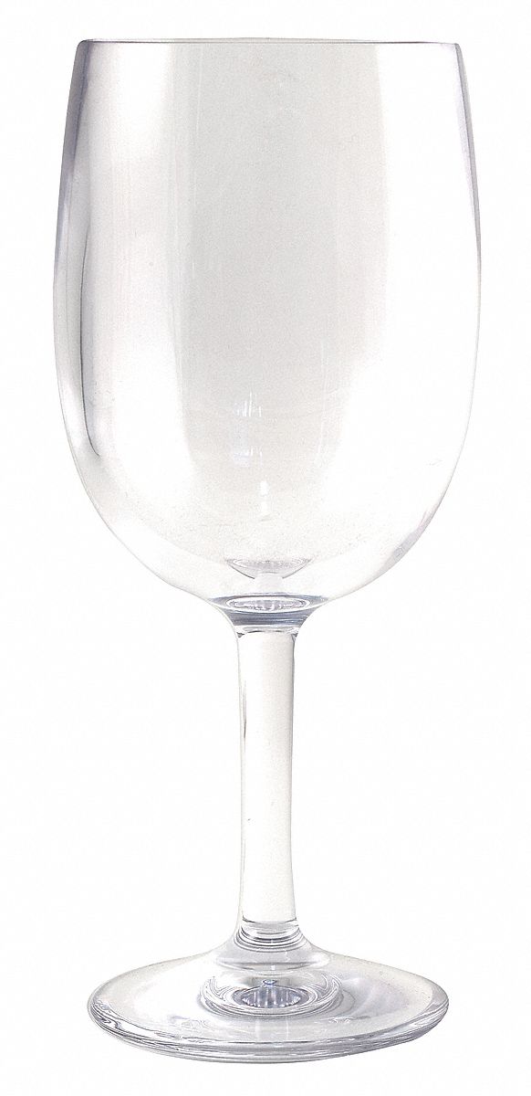 Wine Glass, Clear, 8 oz., PK 12