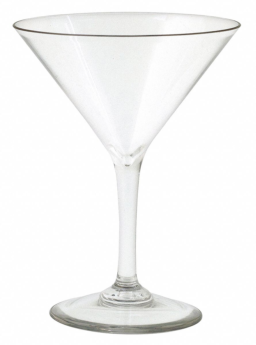 Martini Glass, Clear, 8 oz., PK 12