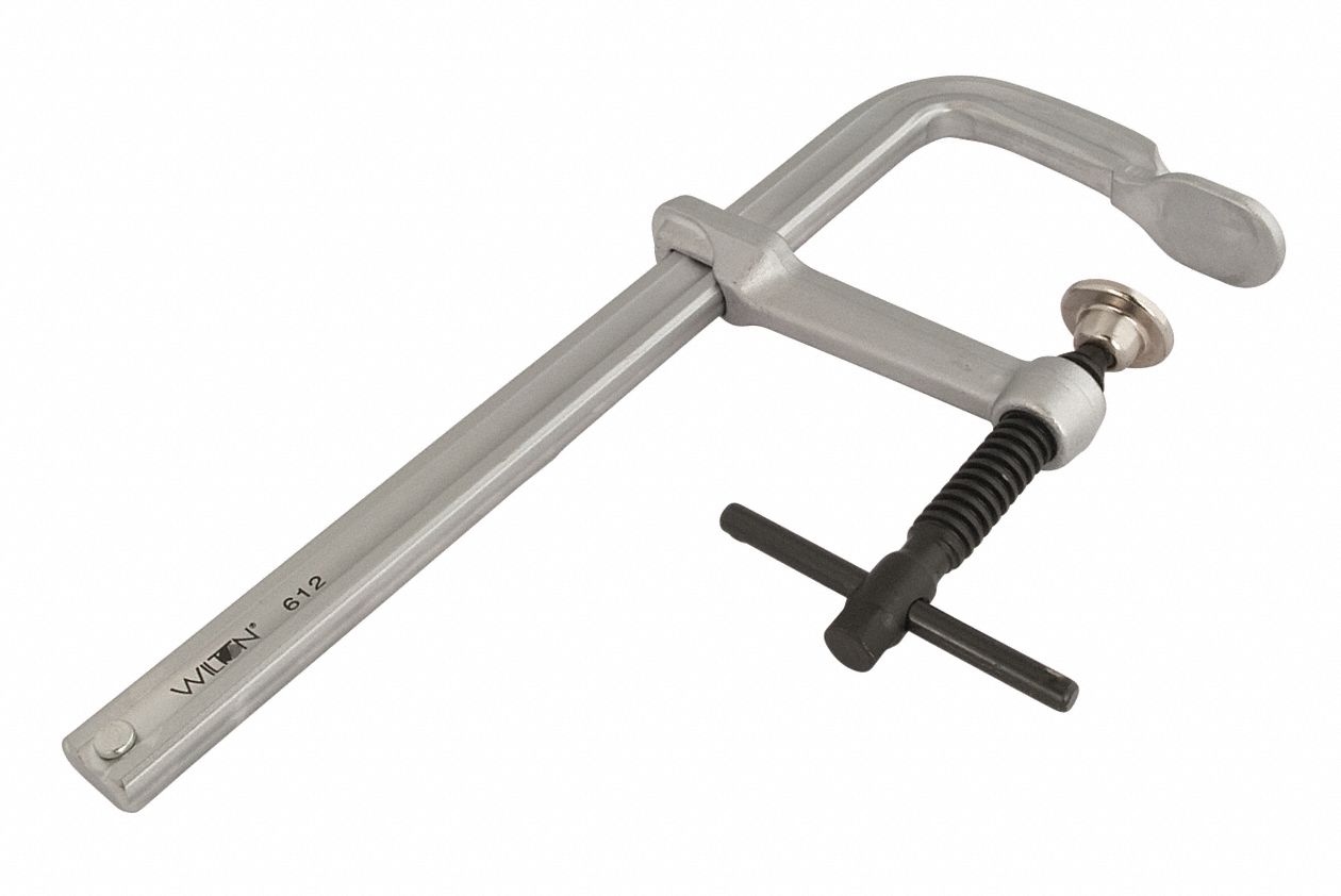 L Clamp, Spark-Duty, 12 In, 4-3/4 In D
