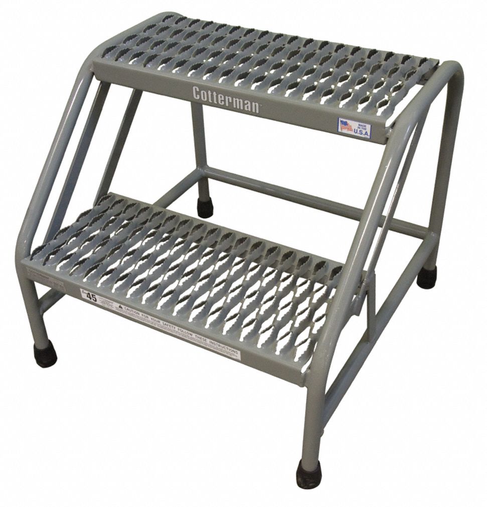 Step Stand, 20 In H, 500 lb., Steel