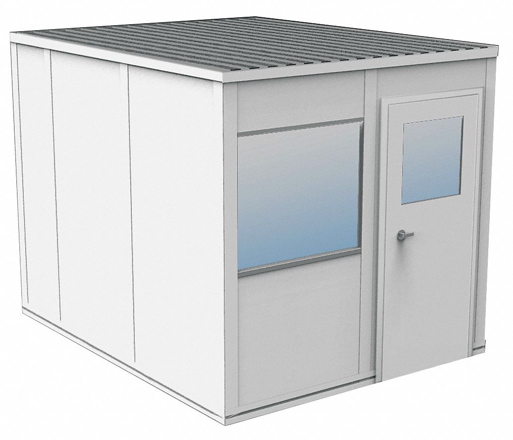 Modular InPlant Office, 3Wall, 8x10, Gypsum