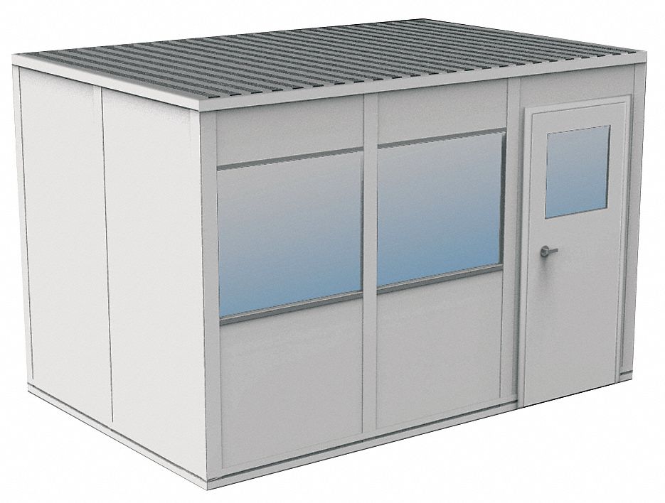 Modular InPlant Office, 3Wall, 8x12, Vinyl