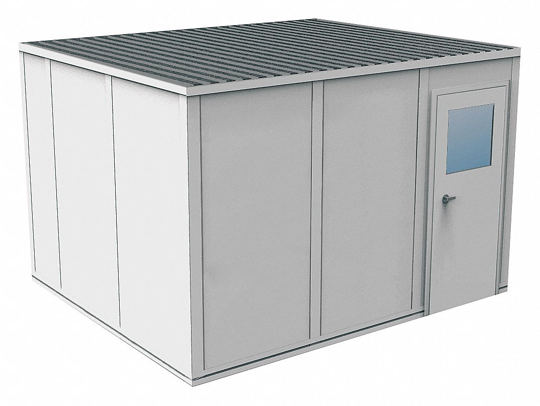 Modular InPlant Office, 2Wall, 10x12, Vinyl