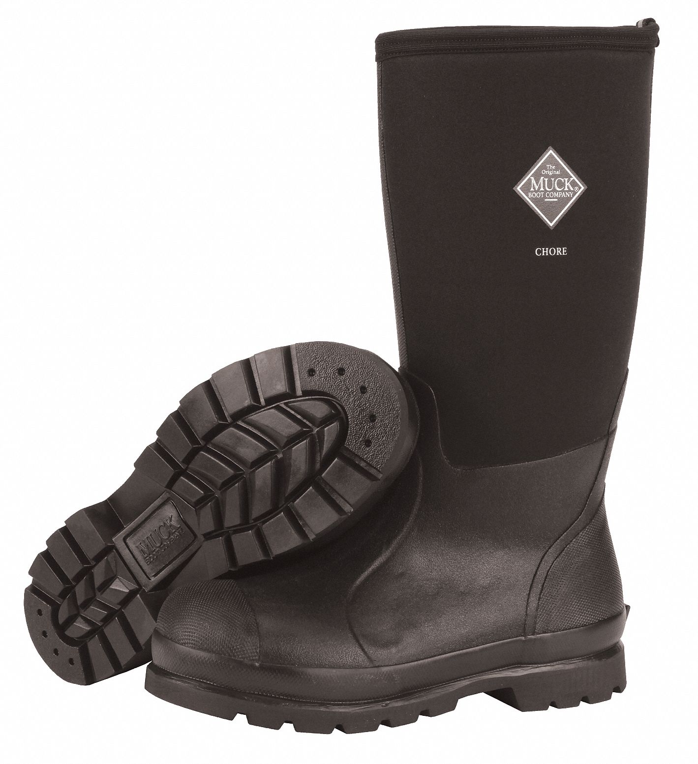 Boots, Rubber, 16 In., Black, 11, PR