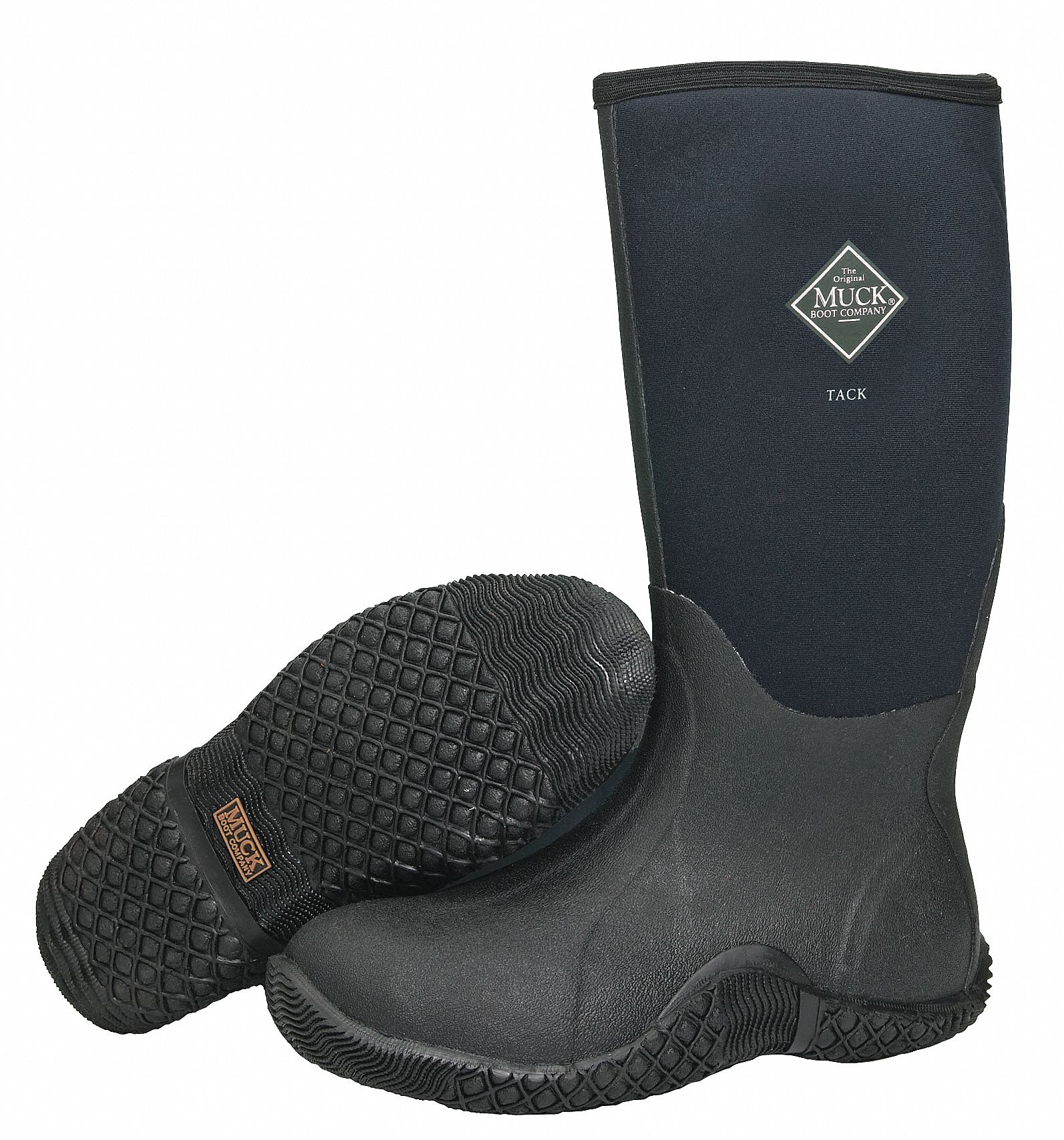Boots, Rubber, 16 In., Black, 12, PR