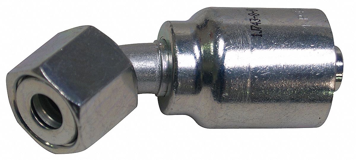 Hose Fitting, Female ORS, Elbow, Hose 3/8