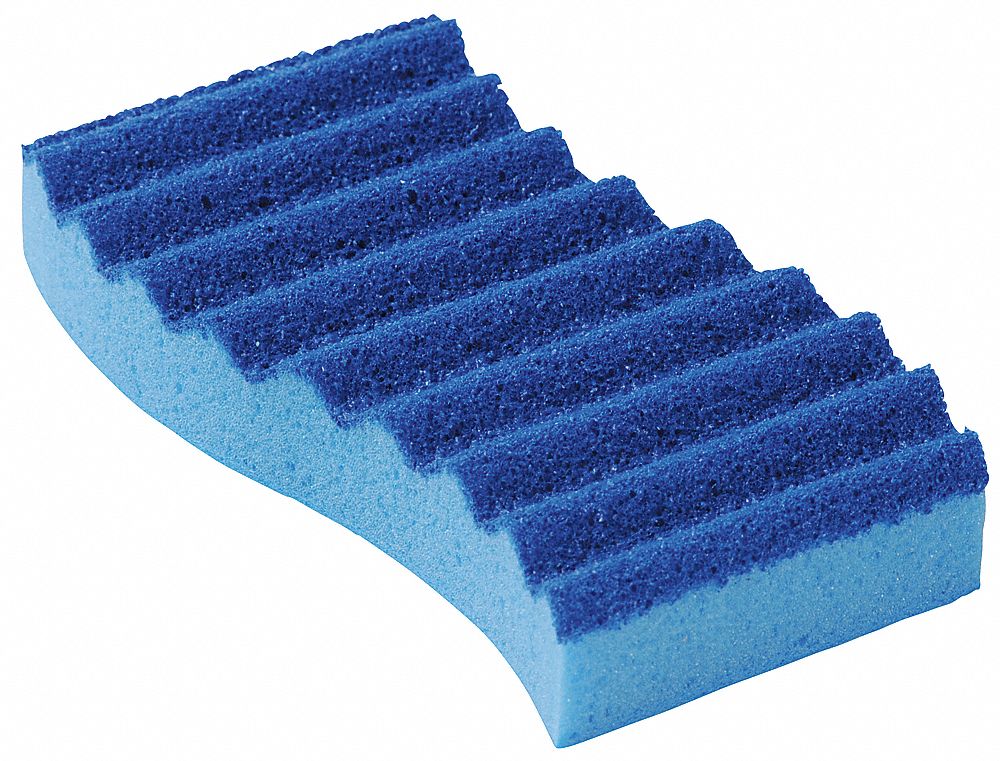 Scrub Sponge, Blue, 5-5/8In L, PK5