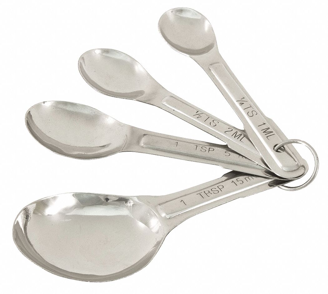 Measuring Spoon Set, Stainless Steel