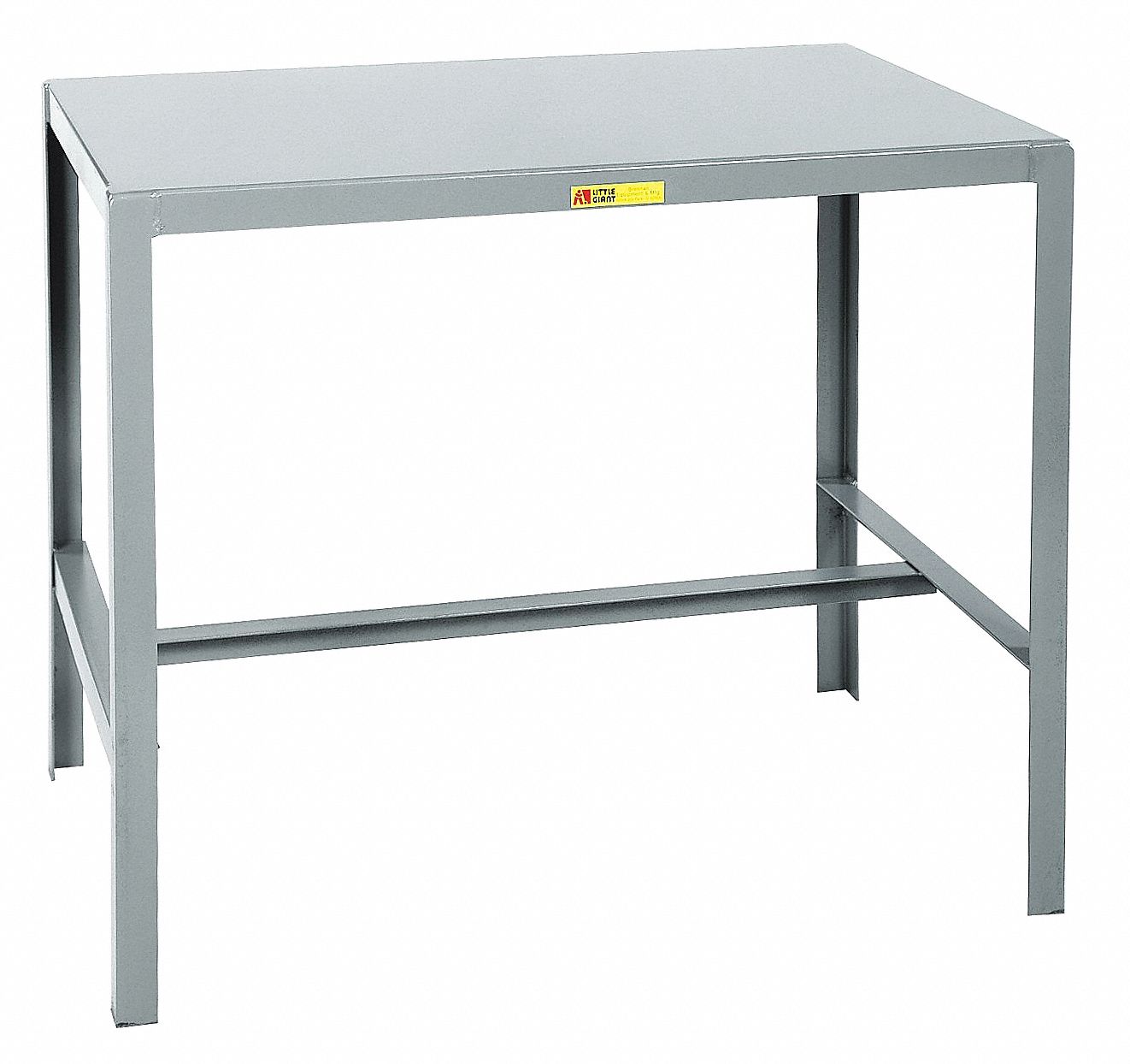 Machine Table, Welded Steel, 42Hx36Wx24D