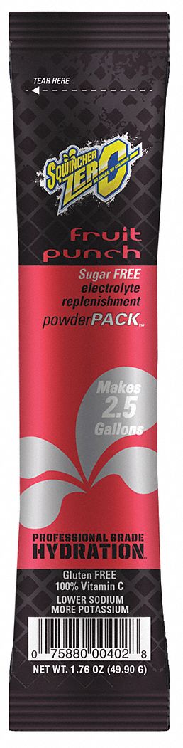 Sugar Free Drink Mix, 2.5 gal, Fruit Punch