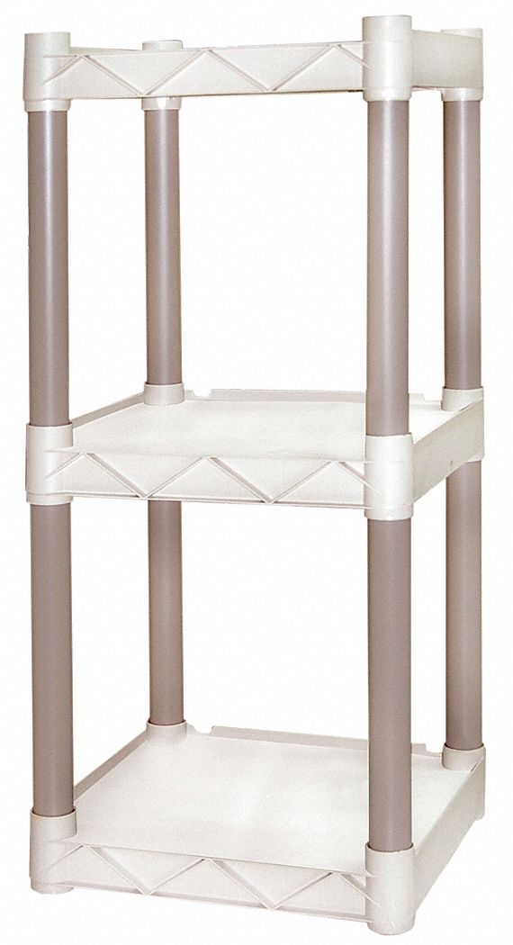 Shelving, Solid, 33-1/2x15-3/4x14, 3 Shelf
