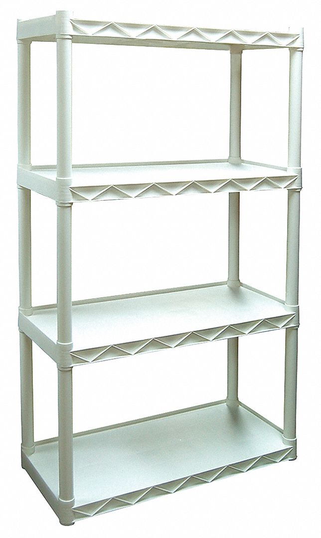 Shelving, Solid, 56-1/2x34x14, 4 Shelf