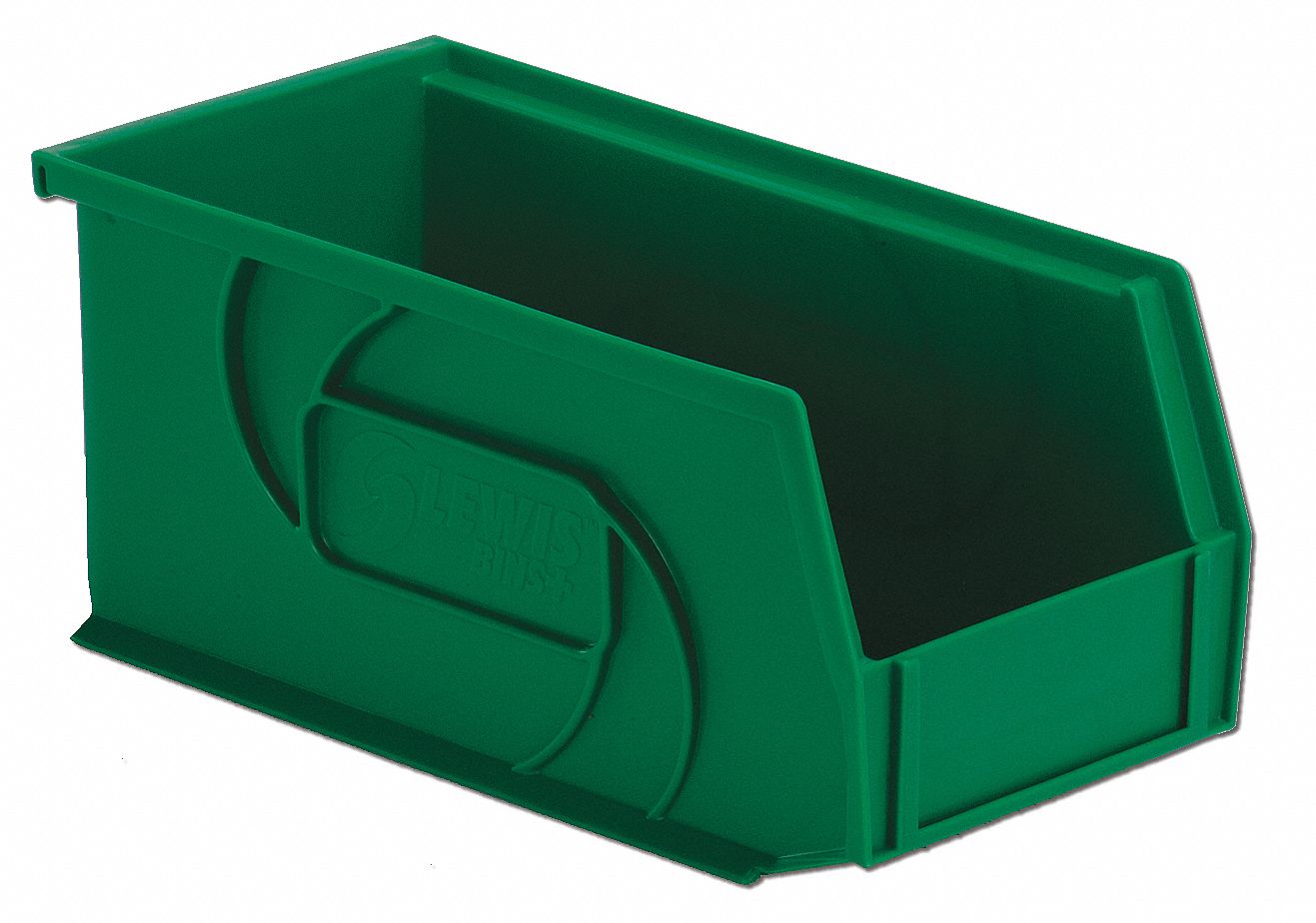 Part Bin, 5Hx5-1/2Wx10-7/8D, Green