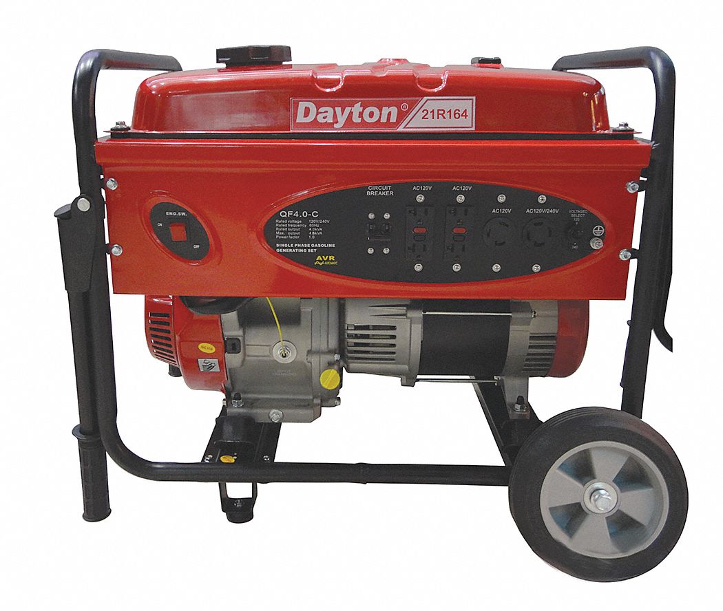 Portable Generator, 4000 Rated Watts