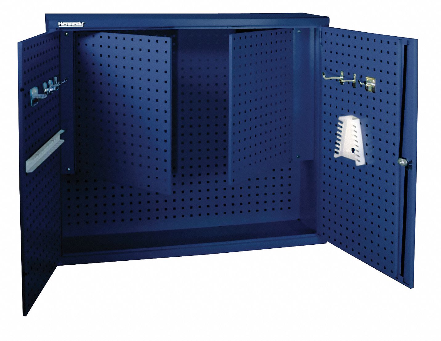 Wall-Hung Cabinet, w/Panels, 45x12x39, Blue