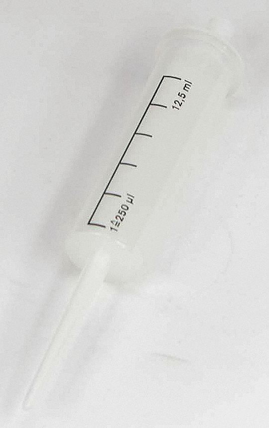 Piston Pe-Hd Cylinder, 12.5mL, PK 100
