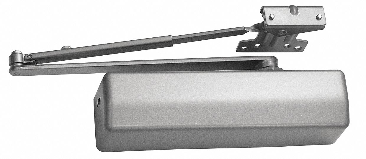 Door Closer, Hold Open, Iron, 11-5/8 In.