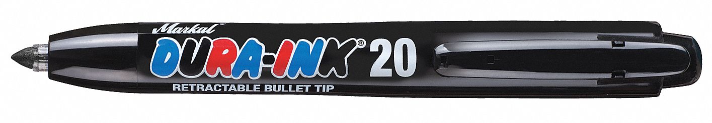 Retractable Ink Marker, Black