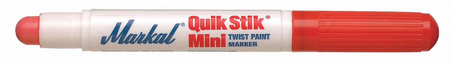 Paint Marker, Quik Stik, Mini Solid, Red