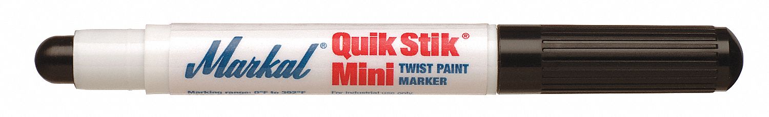 Paint Marker, Quik Stik, Mini Solid, Black
