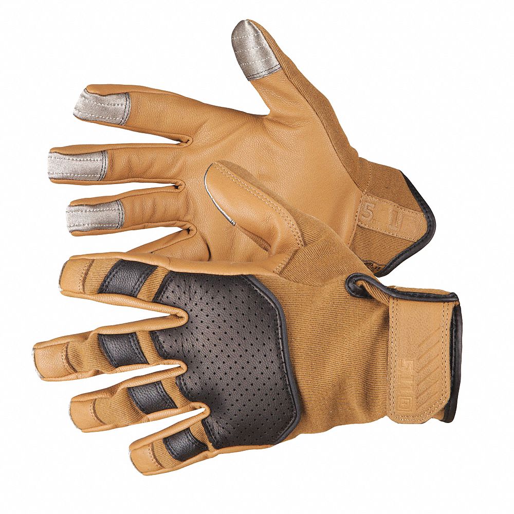 Mechanics Gloves, Coyote, XL, PR