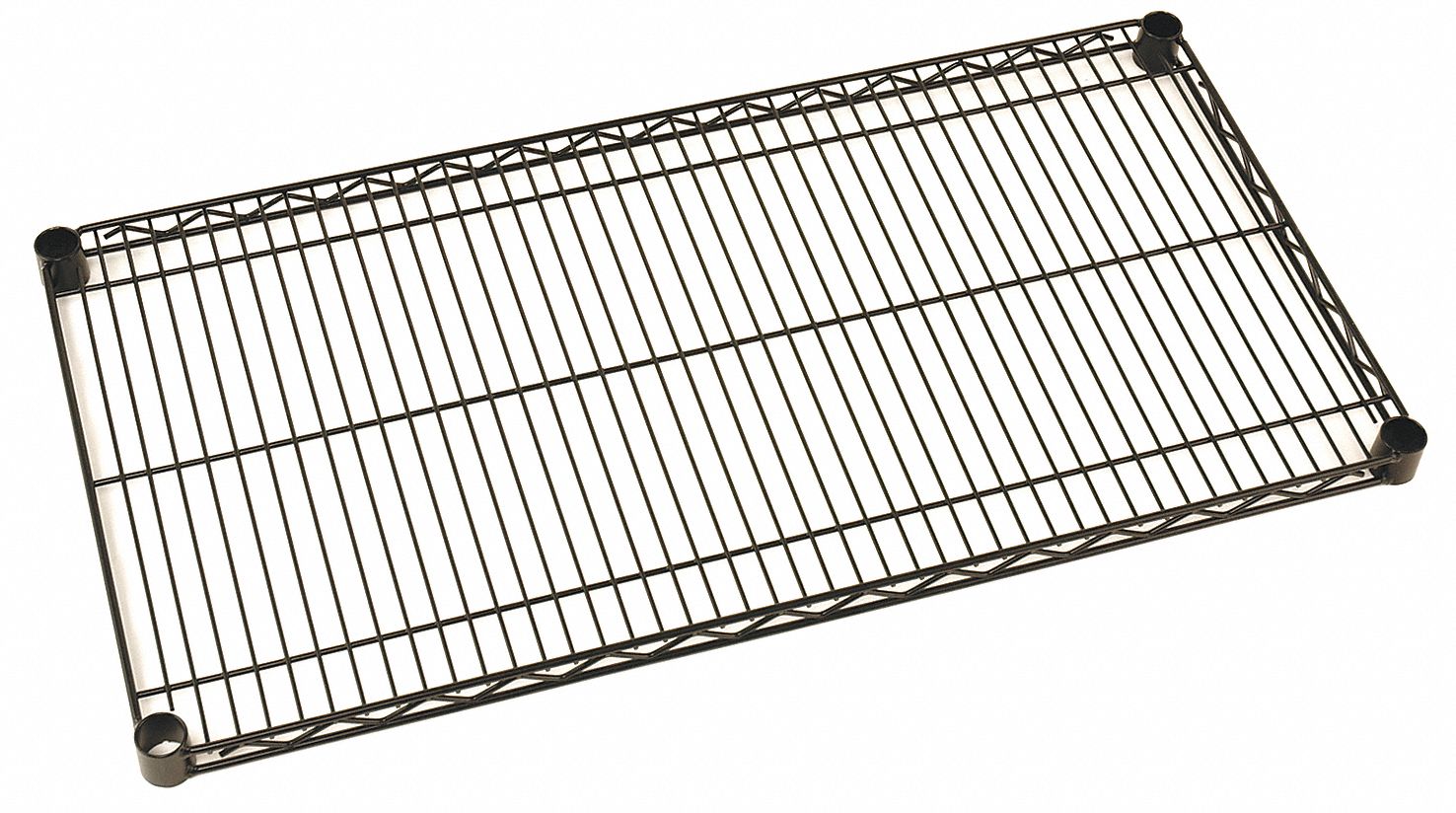 Wire Shelf, 21x24 in., Black Matte, PK4