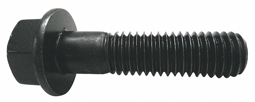 Hex Flange Screw, 1/2-20 x 3-1/2 In, PK25