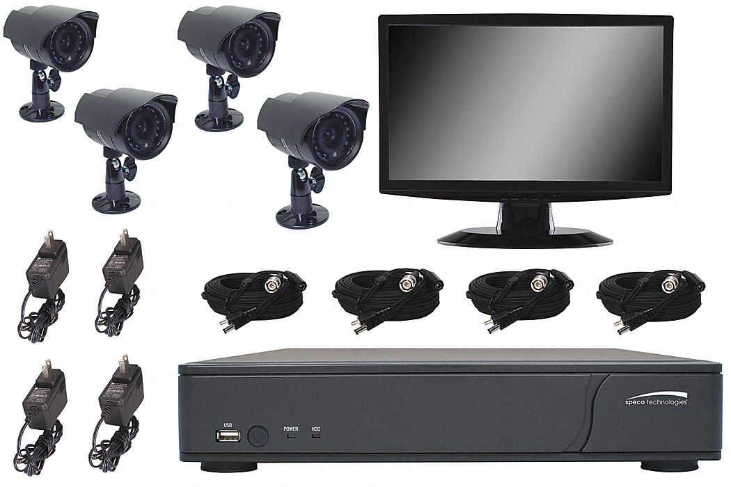 CCTV Kit, 4 Bullet Cameras
