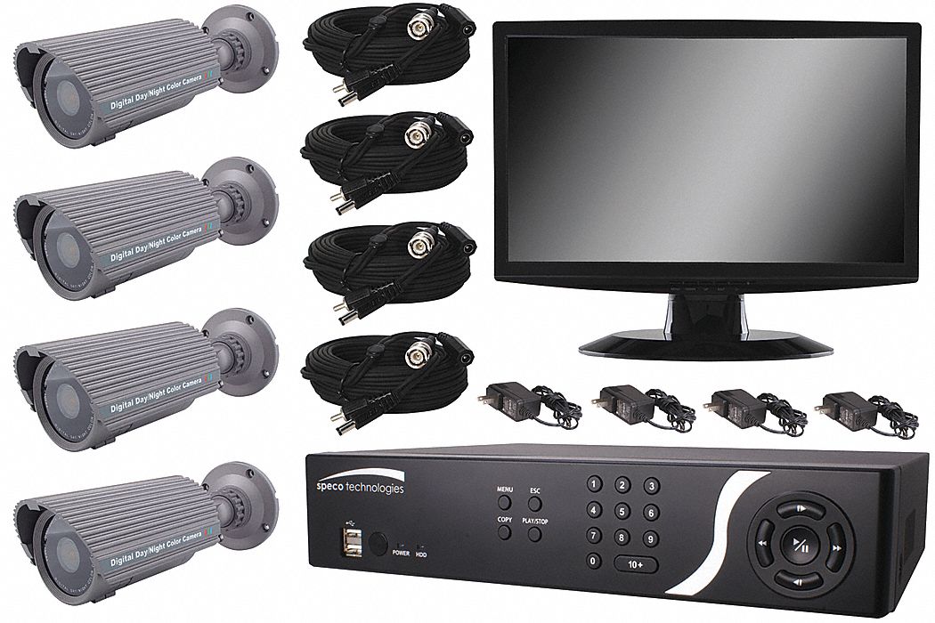 CCTV Kit, Professional, 4 Bullet Cameras