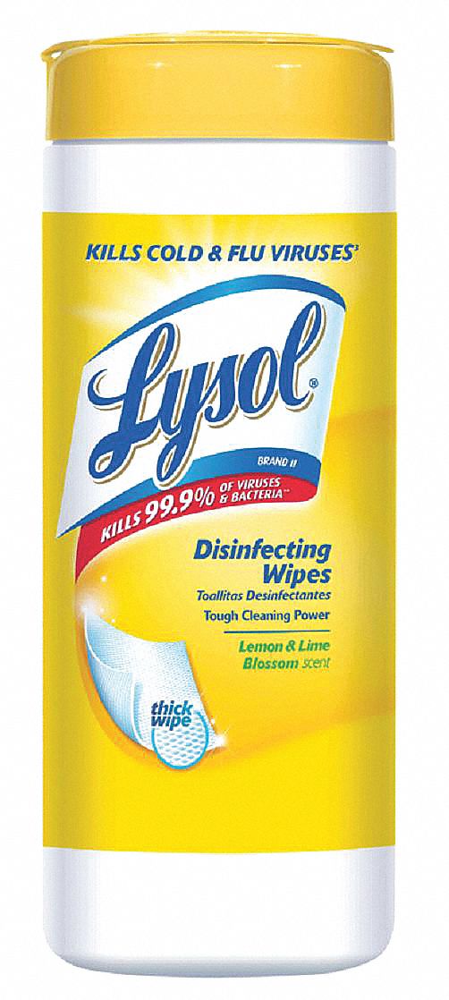 Disinfecting Wipes, Pop Up Container, PK12