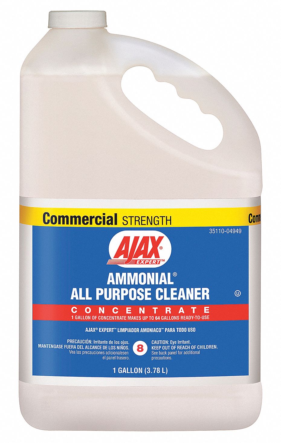 All Purpose Cleaner, 1 gal, Ammonial, PK 4