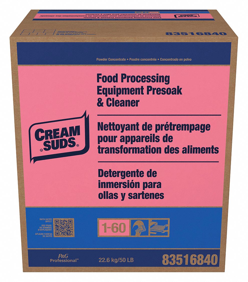 Dishwashing Detergent, 50 lb., Unscented