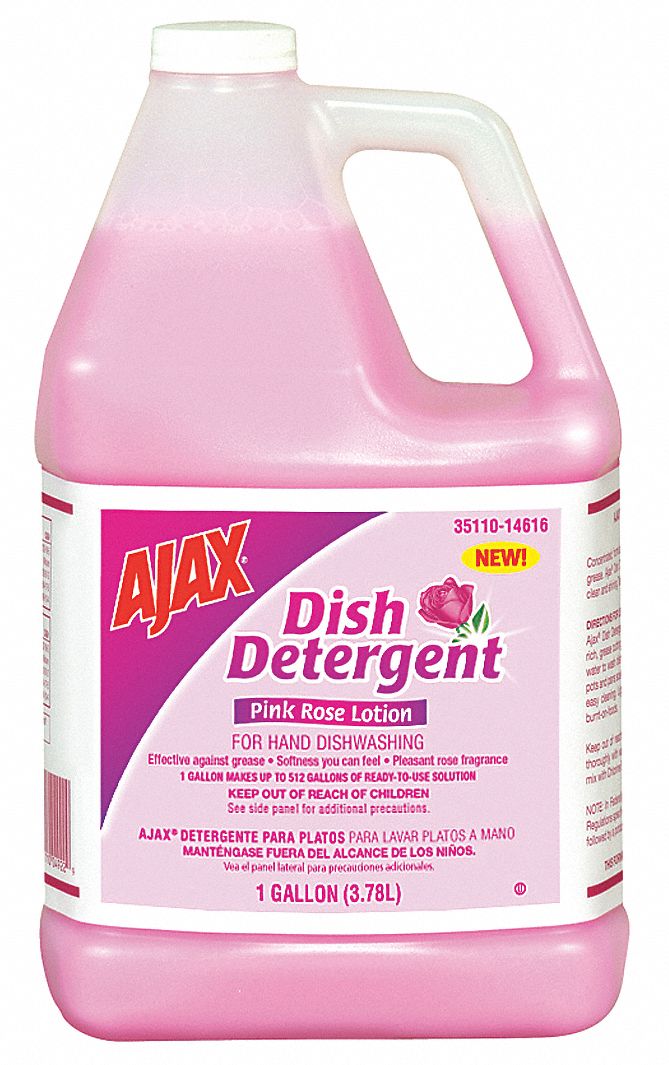 Liquid Dishwashing, 1 gal., Rose, PK4
