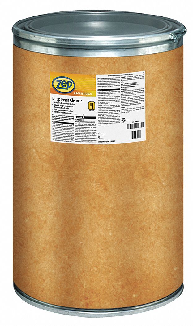 Deep Fryer Cleaner, 125 lb, Mild