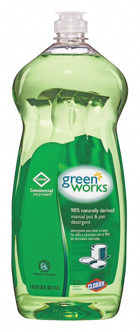 Liquid Dish Detergent, 38 oz., PK8