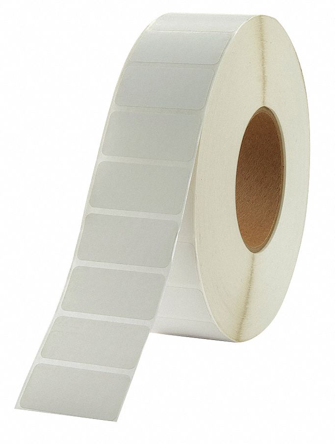 Label, White, Polyolefin, PK8