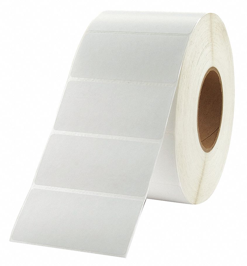 Label, White, Thermal Transfer Paper, PK4
