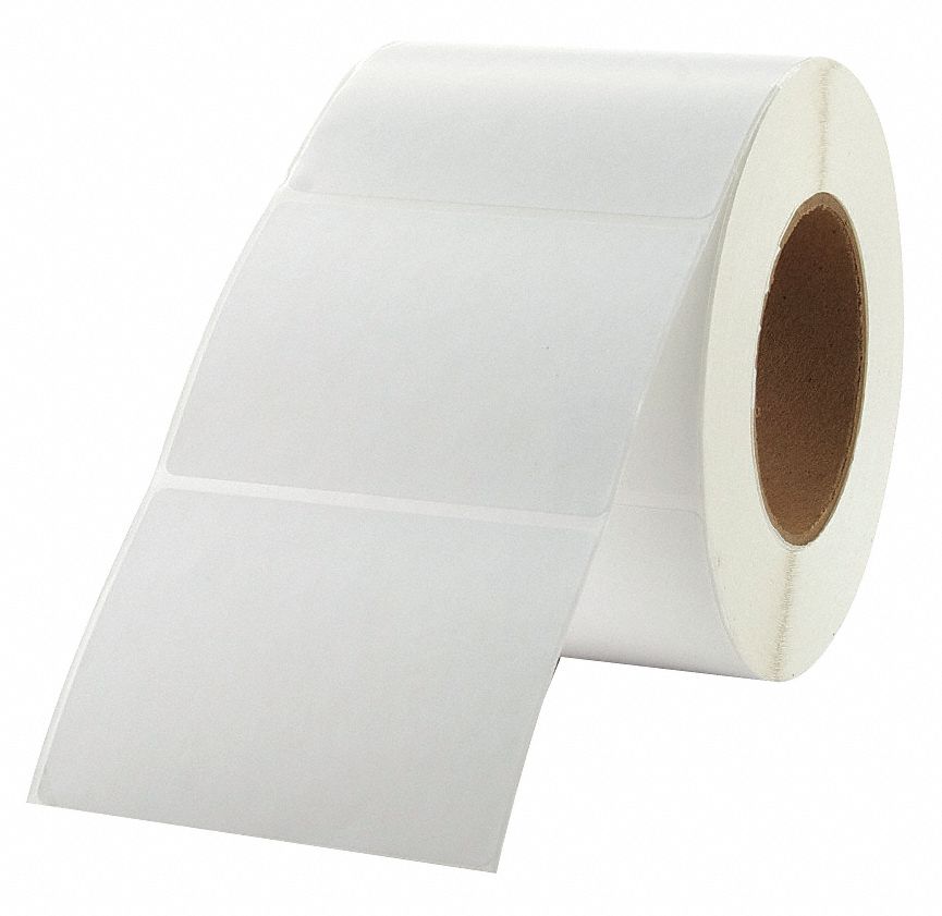 Label, White, Thermal Transfer Paper, PK4