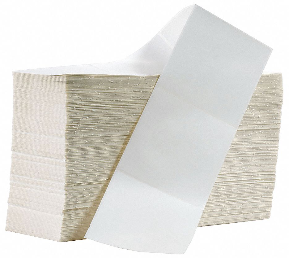 Label, White, Thermal Transfer Paper, PK2