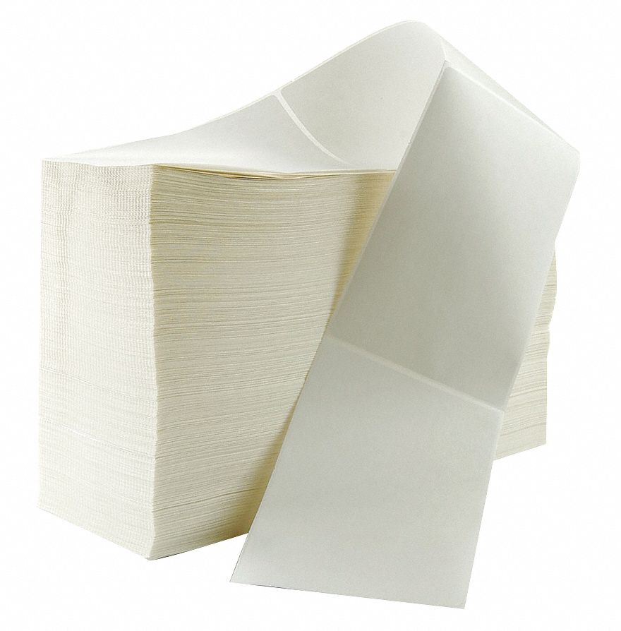 Label, White, Thermal Transfer Paper, PK2