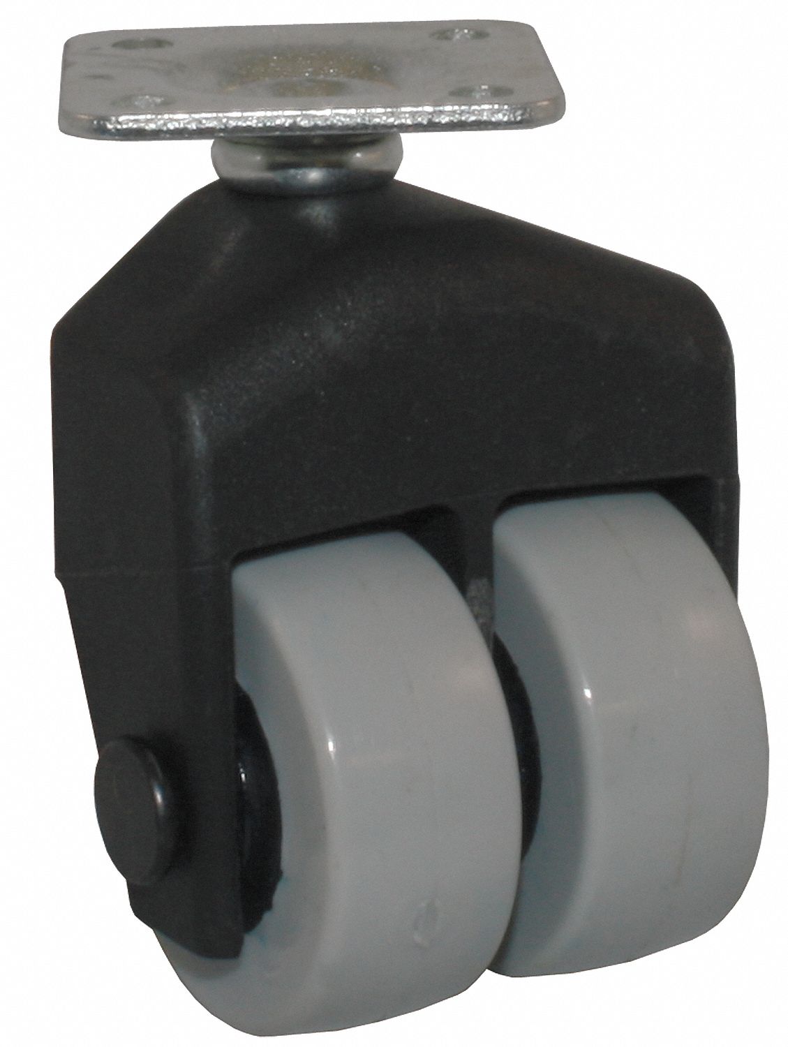 Dual Whl Swvl Cstr, 150 lb, 1-1/2 In, Ureth