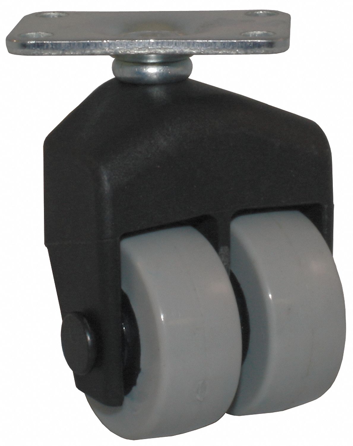 Dual Whl Swvl Cstr, 150 lb, 1-1/2 In, Ureth