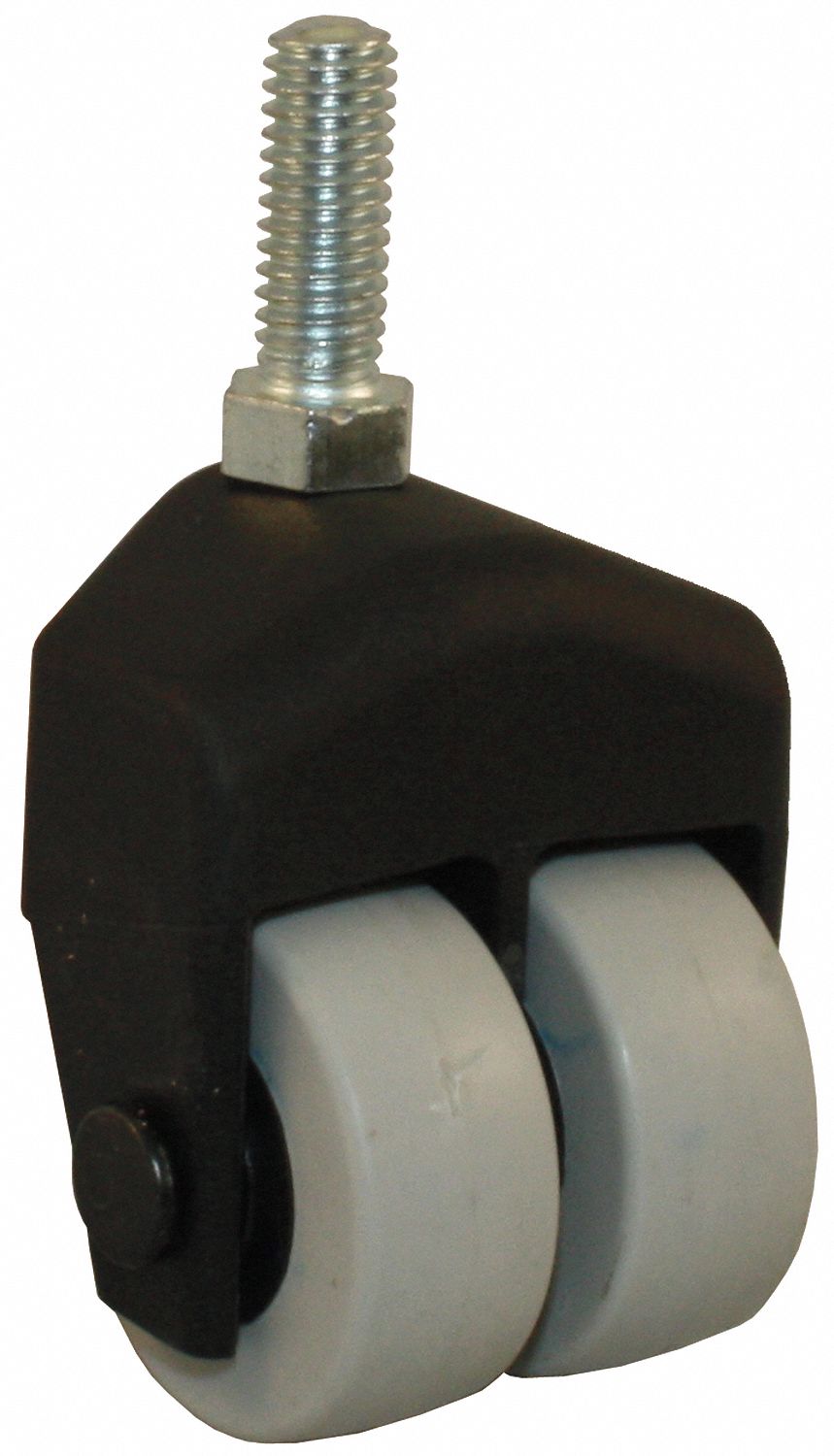 Dual Whl Swvl Cstr, 150 lb, 1-1/2 In, TPR