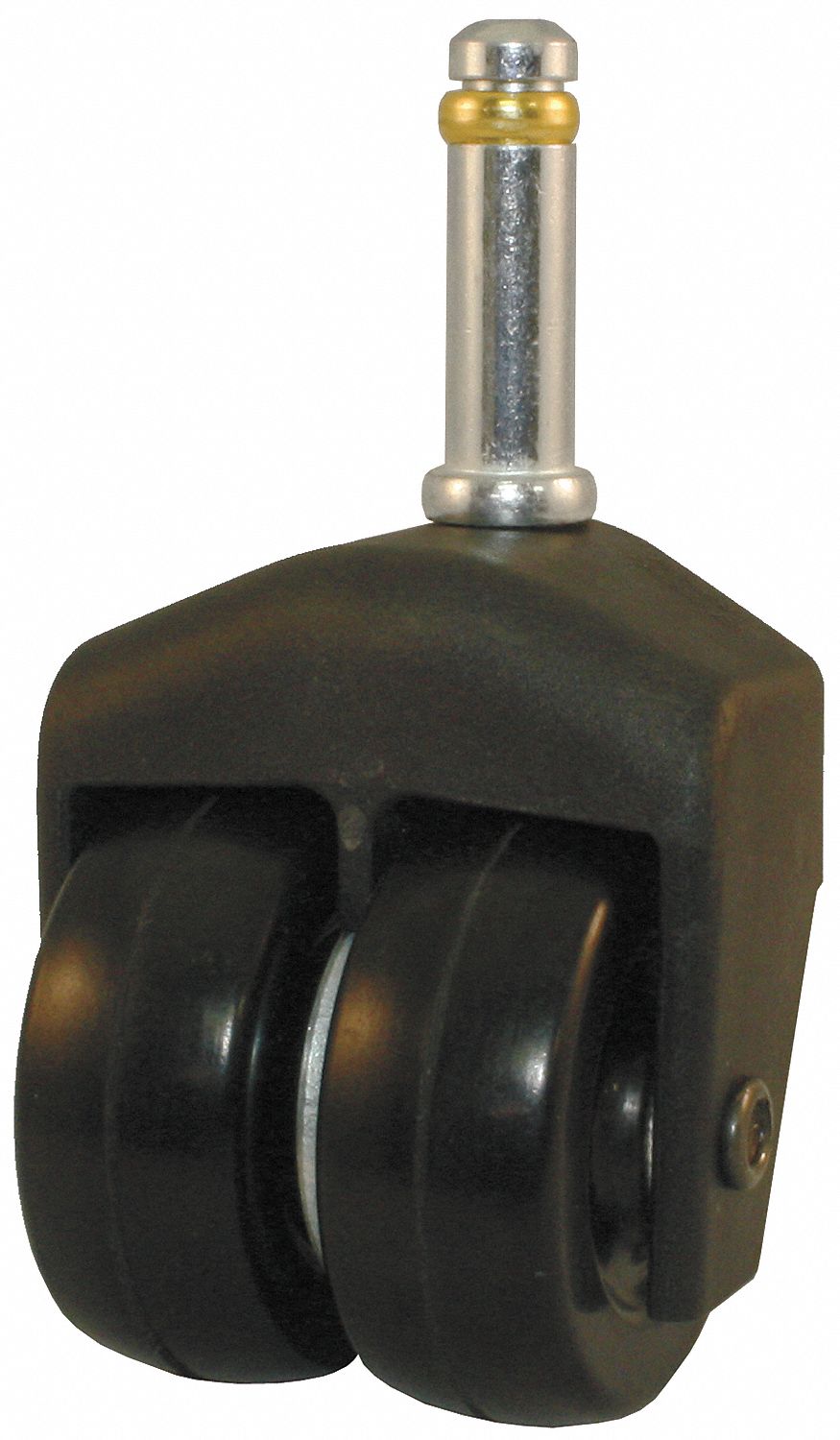 Dual Whl Swvl Cstr, 150 lb, 2 In, Rubber