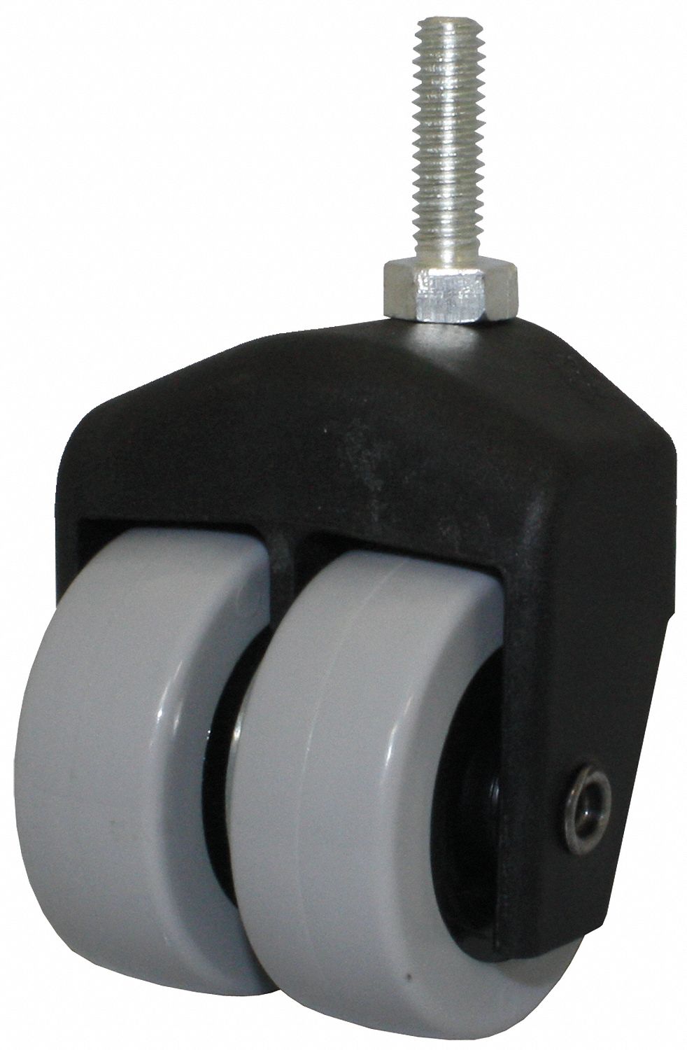 Dual Whl Swvl Cstr, 150 lb, 2 In, PUreth