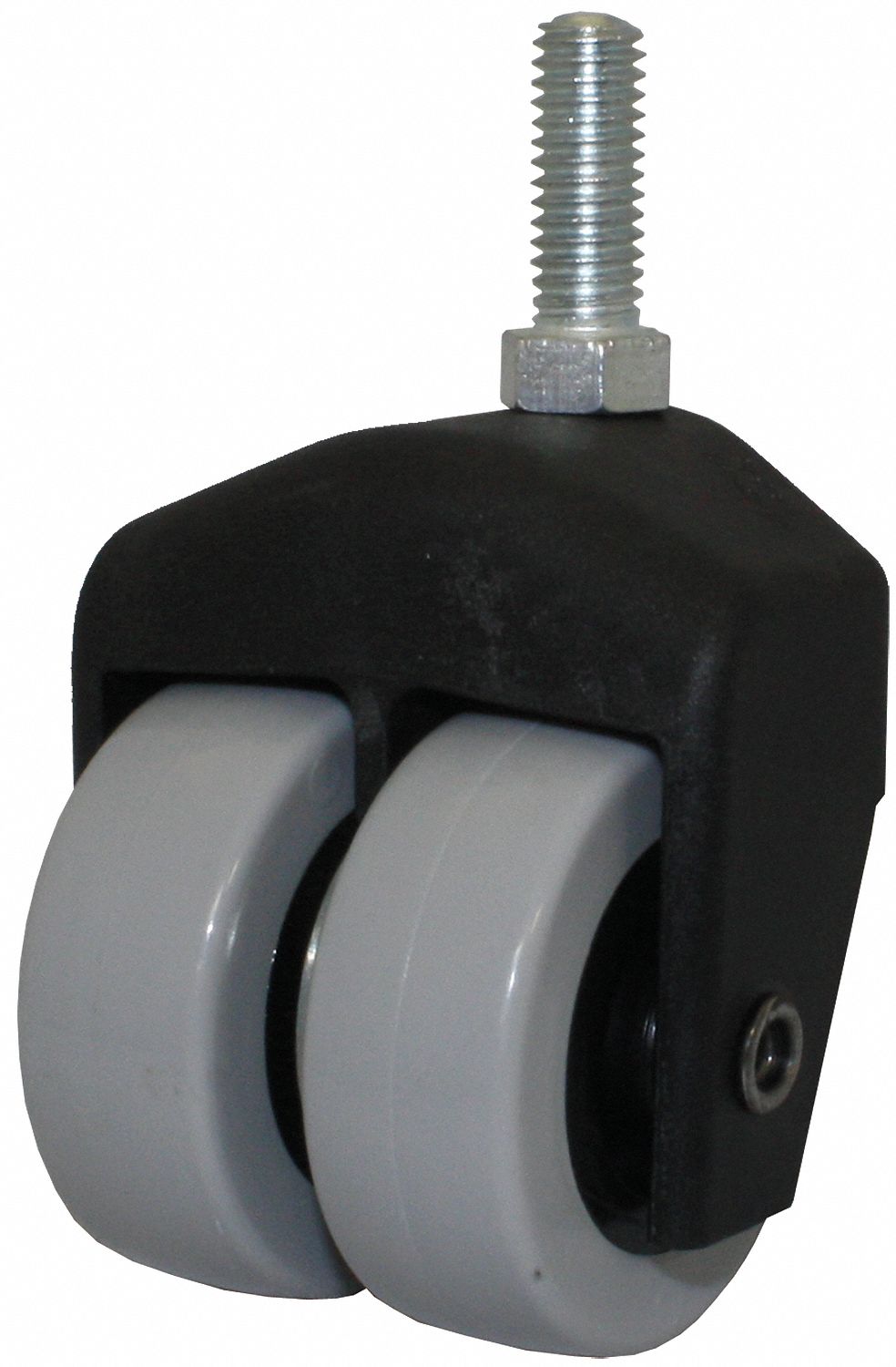 Dual Whl Swvl Cstr, 150 lb, 2 In, PUreth