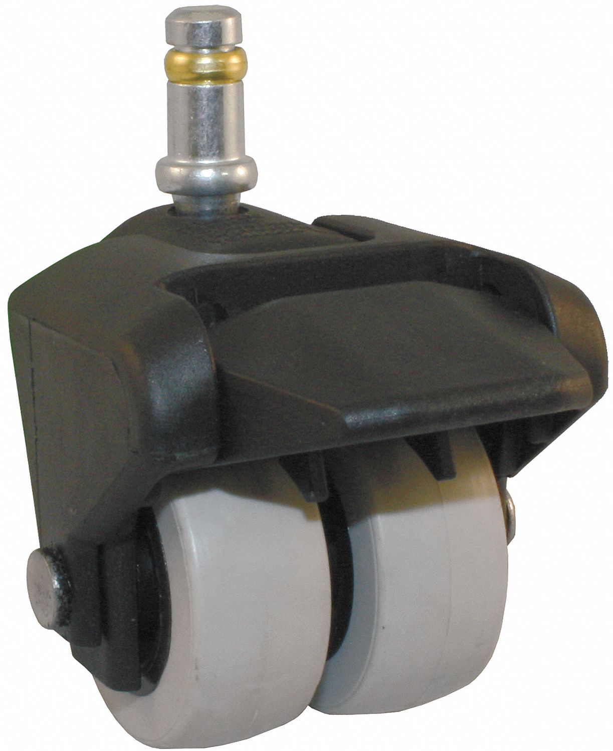 Dual Whl Swvl Cstr w/Brk, 150 lb, 2 In, TPR