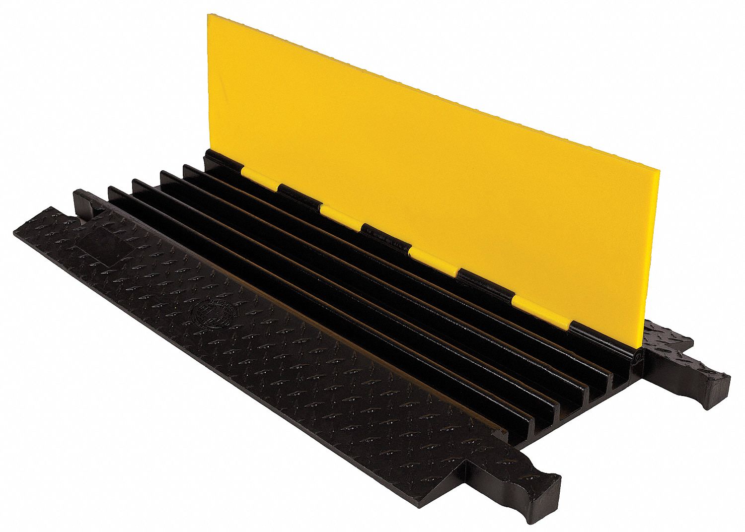 Cable Protector, 3 Ft. L, Yellow/Black