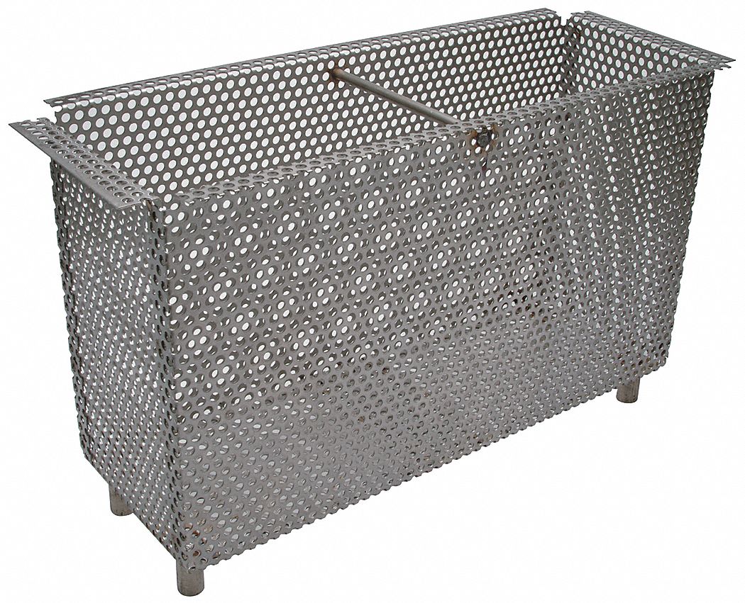 Sediment Bucket, 10-7/8 H, Stainless Steel