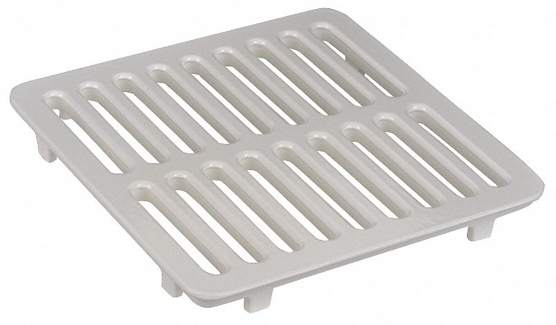 Full Floor Drain Grate, 8-7/8 In L